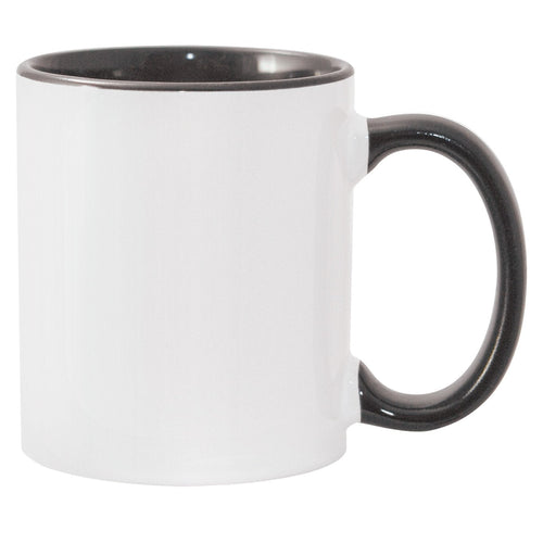 11oz Inner Handle Two Tone Mug (Multiple Colors) Mockup Generator