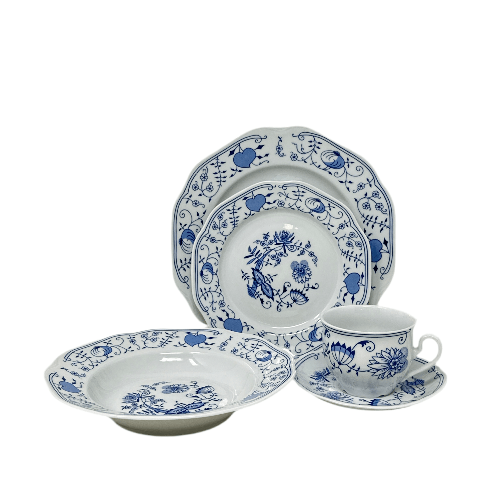 Bohemia Blue Onion - 5 Piece Place Setting