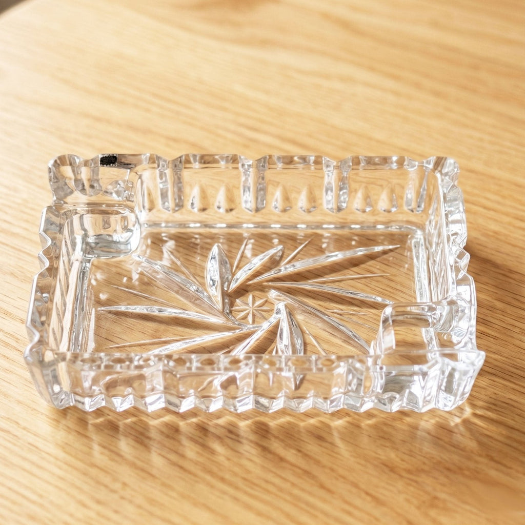 Bohemia Crystal Pinwheel Ashtray