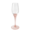 Bohemia Crystal Pink Swirl Champagne Flute