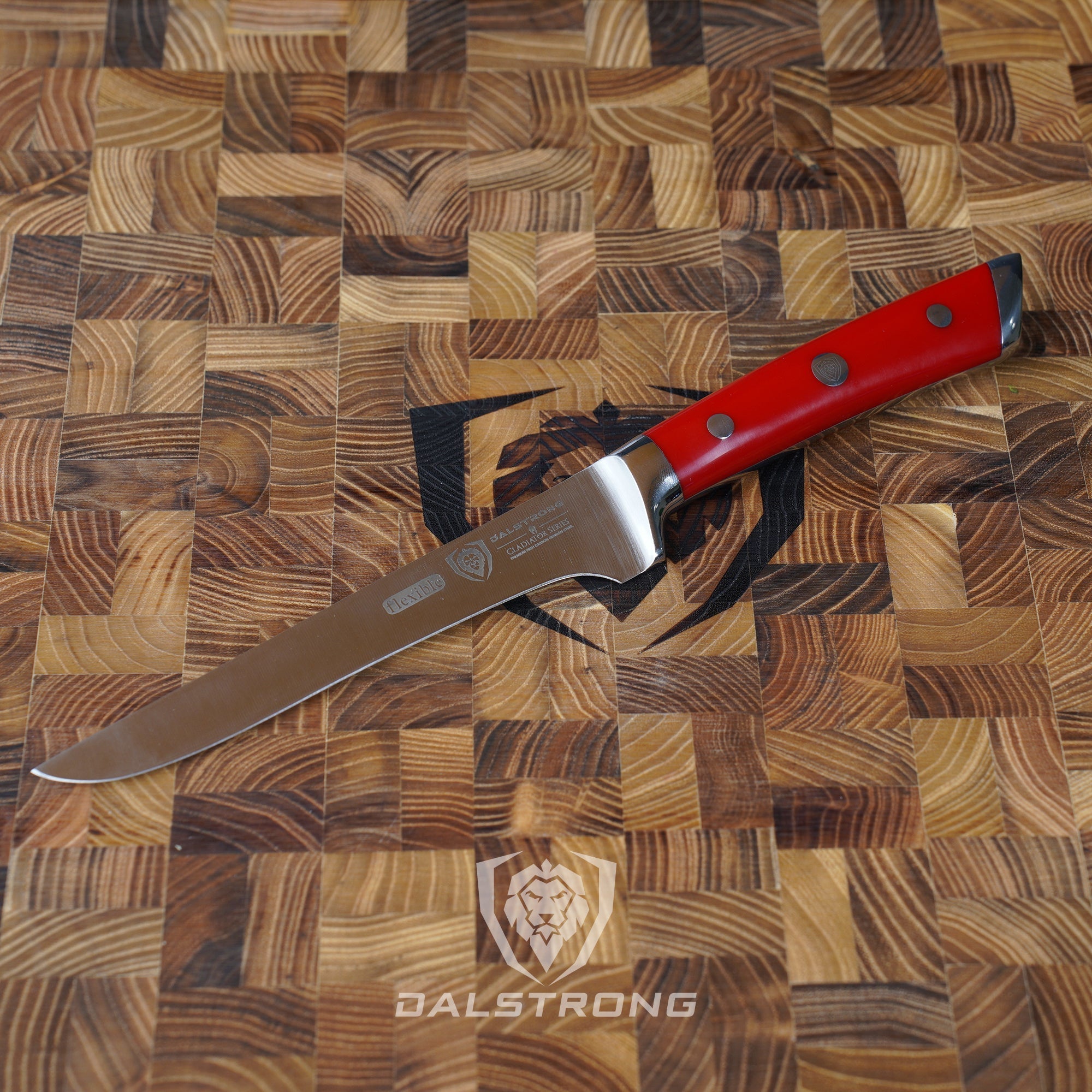 Boning Knife 6" | Crimson Red ABS Handle | Gladiator Series | NSF Certified | Dalstrong ©