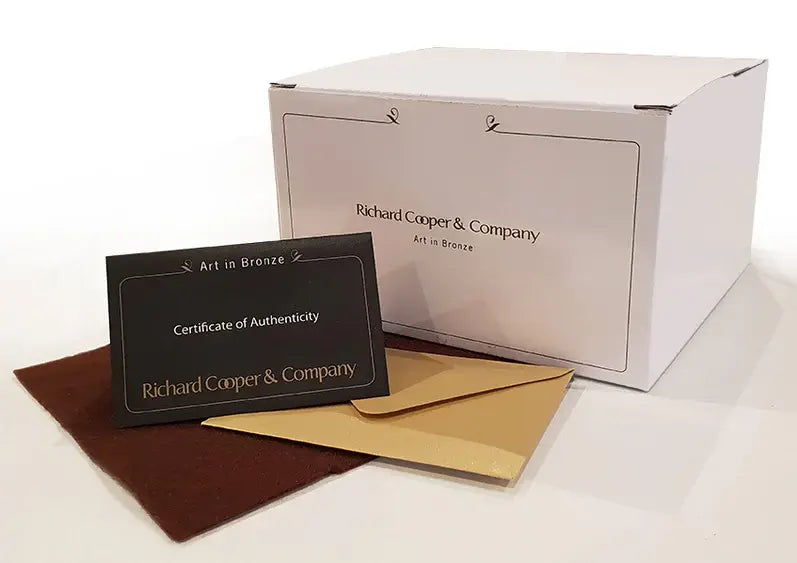 Richard Cooper Bronze Mouse on Apple