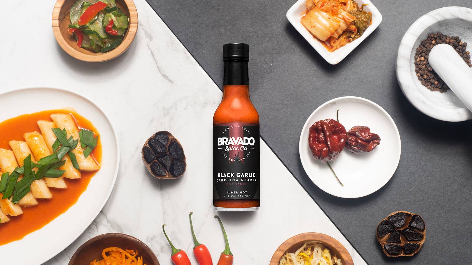 Bravado Black Garlic Carolina Reaper Hot Sauce