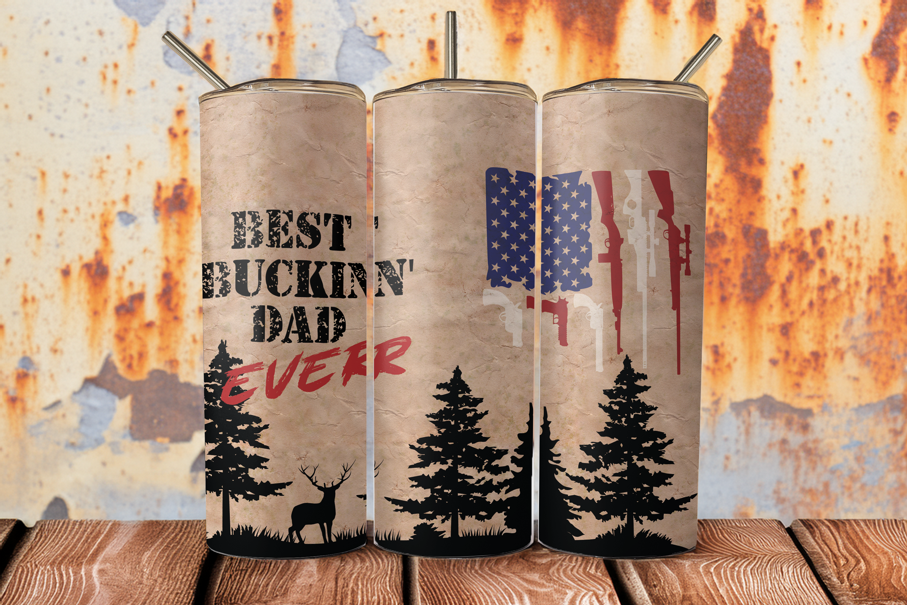 Digital Sublimation Designs - Father's Day 2025 Tumbler Wraps