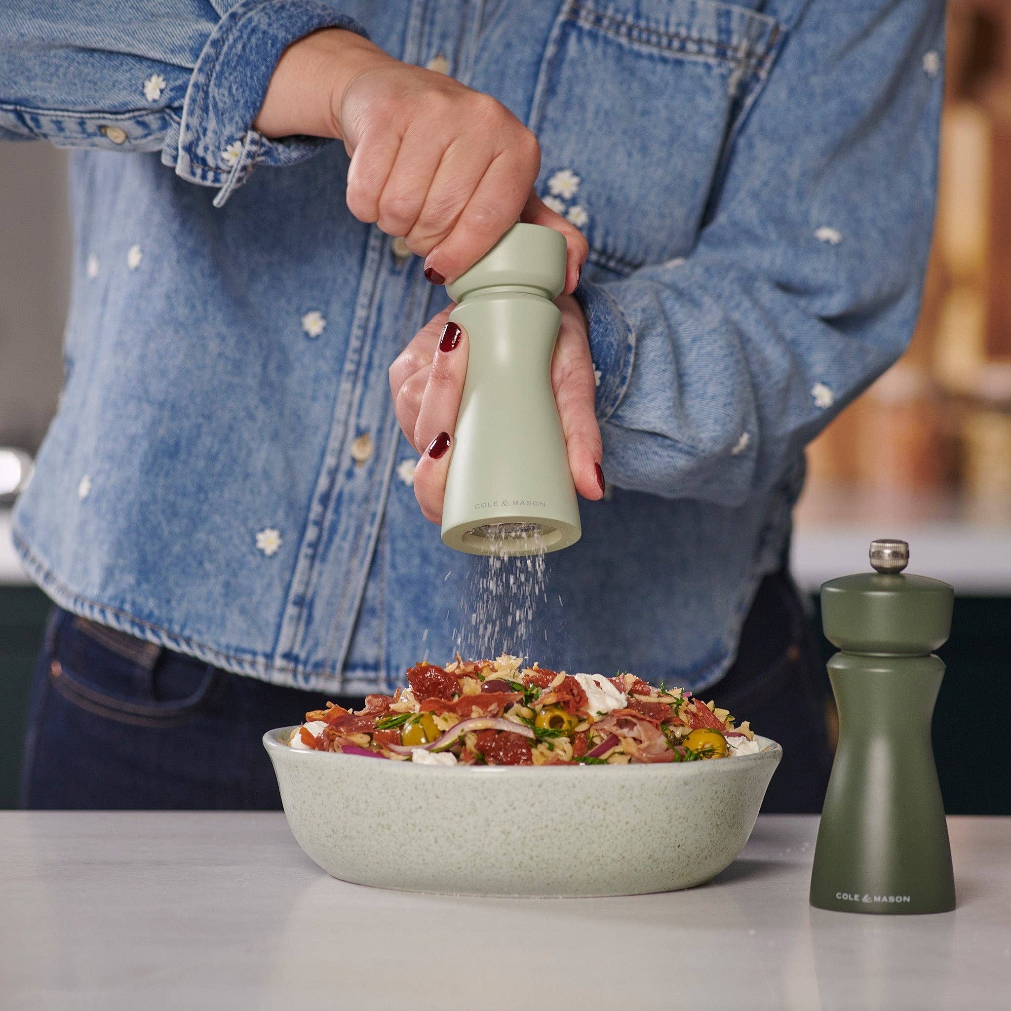 Cole & Mason Kenton Interchangeable Salt & Pepper Mill - Sage