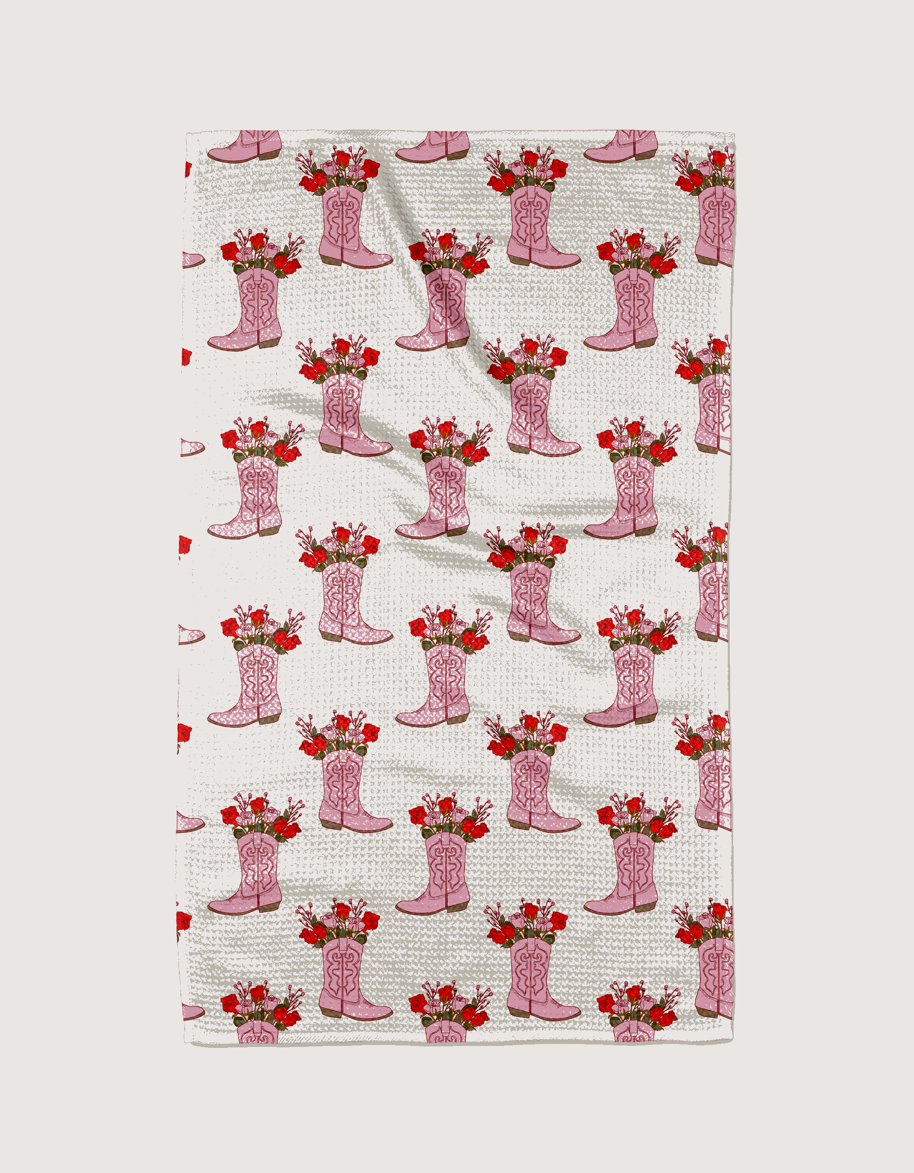 Cowgirl Boots Tea Towel