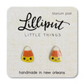 Candy Corn Earrings