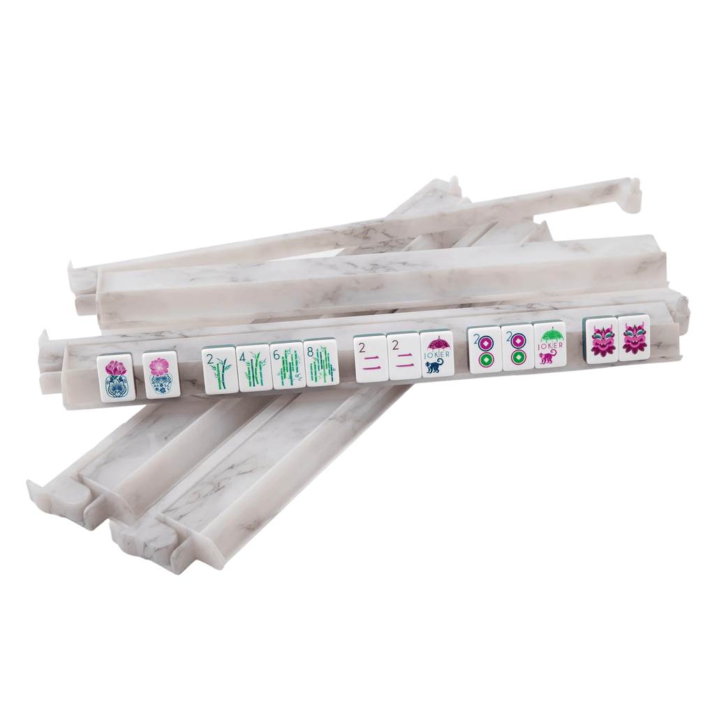 Carrara Rack & Pusher Set - Oh My Mahjong | Ships In 1 Business Day