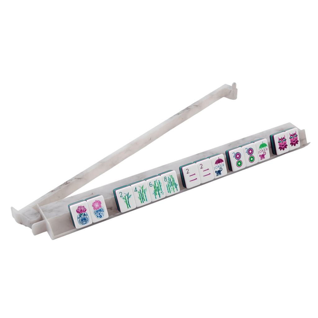 Carrara Rack & Pusher Set - Oh My Mahjong | Ships In 1 Business Day