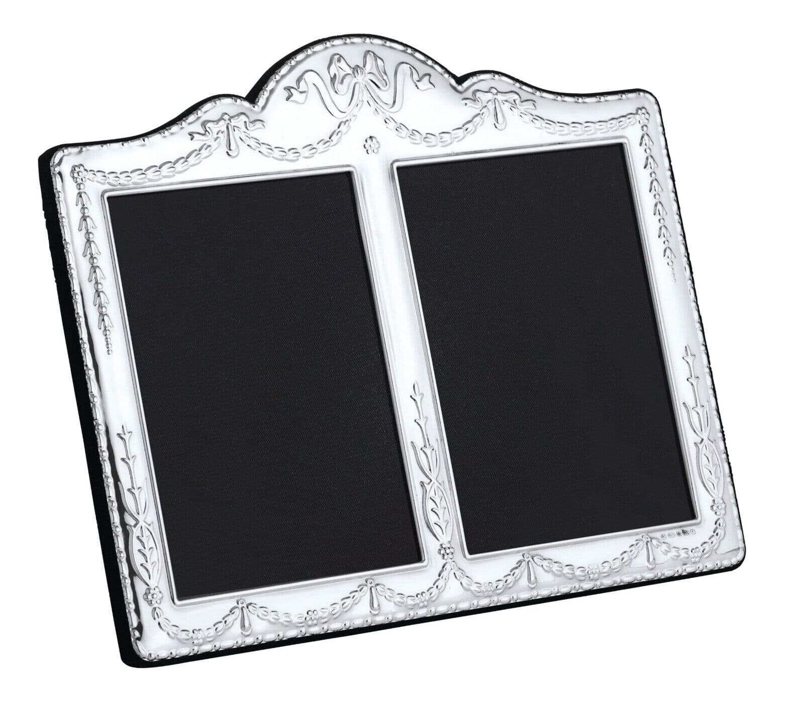 Carrs Sterling Silver 5x3.5" Double Photo Frame