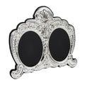 Carrs Sterling Silver Traditional 4x3.5" Double Photo Frame