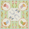 Catherine Cartie Boot Scarf – 36” Luxury Hand-Painted Silk Scarf