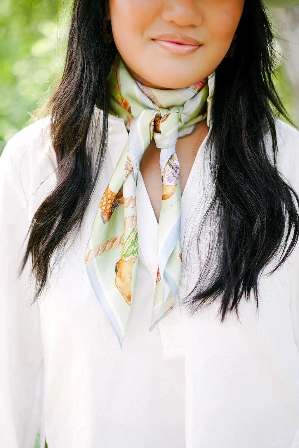 Catherine Cartie Boot Scarf – 36” Luxury Hand-Painted Silk Scarf