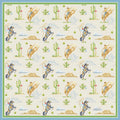 Catherine Cartie Rodeo Cowboy Scarf – 36” Luxury Hand-Painted Silk Scarf