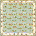 Catherine Cartie Western Toile Scarf – 36” Luxury Hand-Painted Silk Scarf