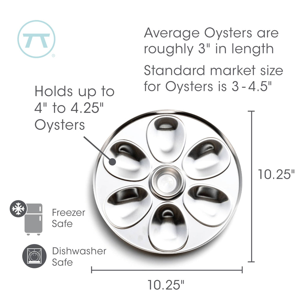Stainless Steel Oyster Plate