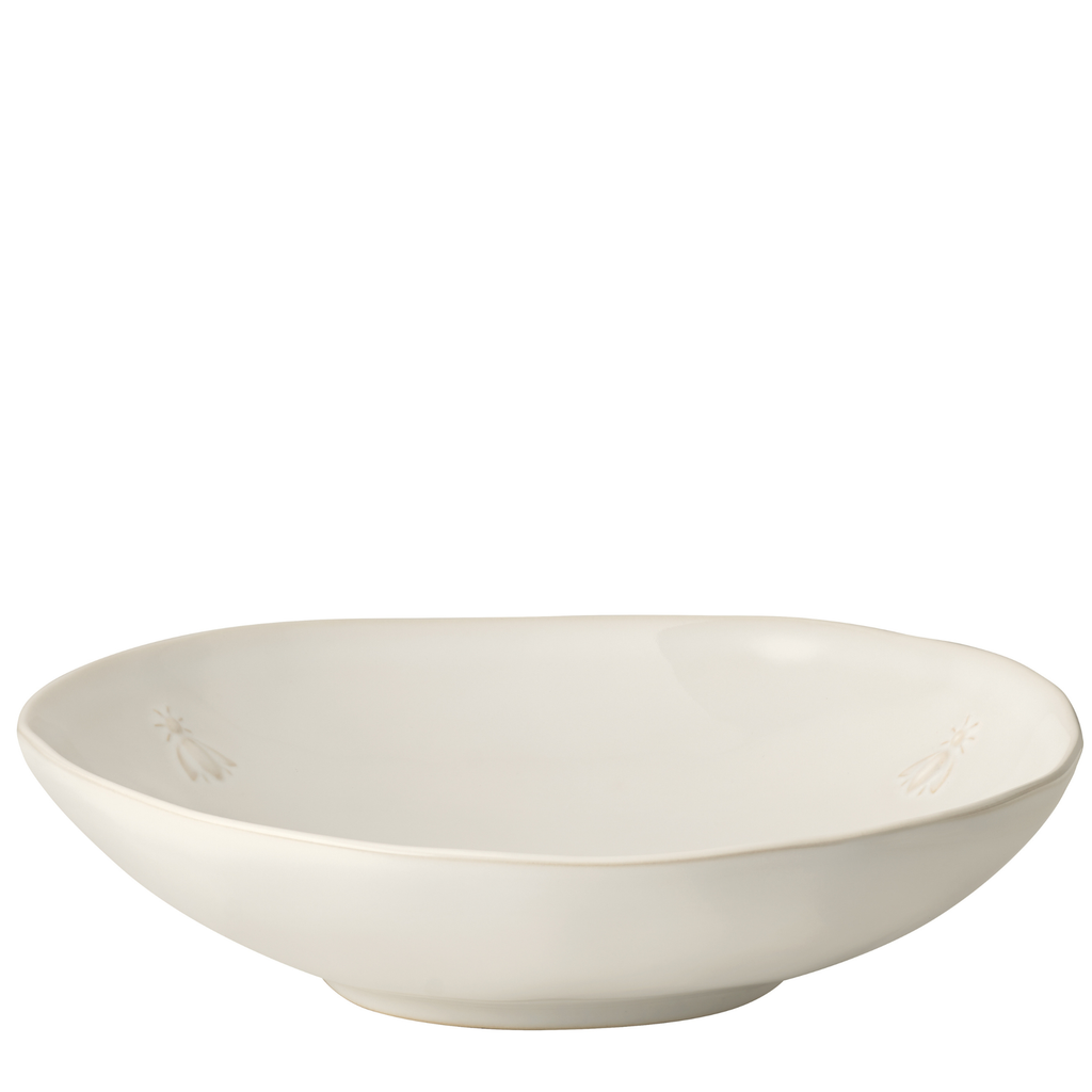 La Rochere Bee Ceramic Pasta Plate - Ecru