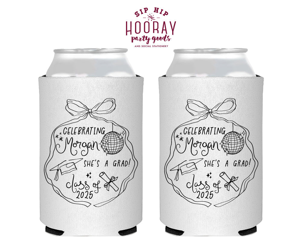 Celebrating Graduate Foam Can Coolers