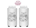 Celebrating Graduate Slim Foam Can Coolers