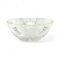Cevik Crystal Gold Rim Round Bowl