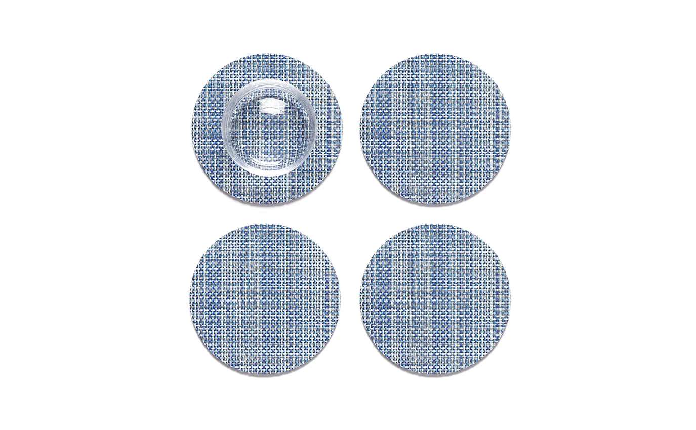 Chilewich Mini Basketweave Coasters - Pack of 4