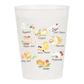 Cheese Collage Charcuterie Frosted Cups