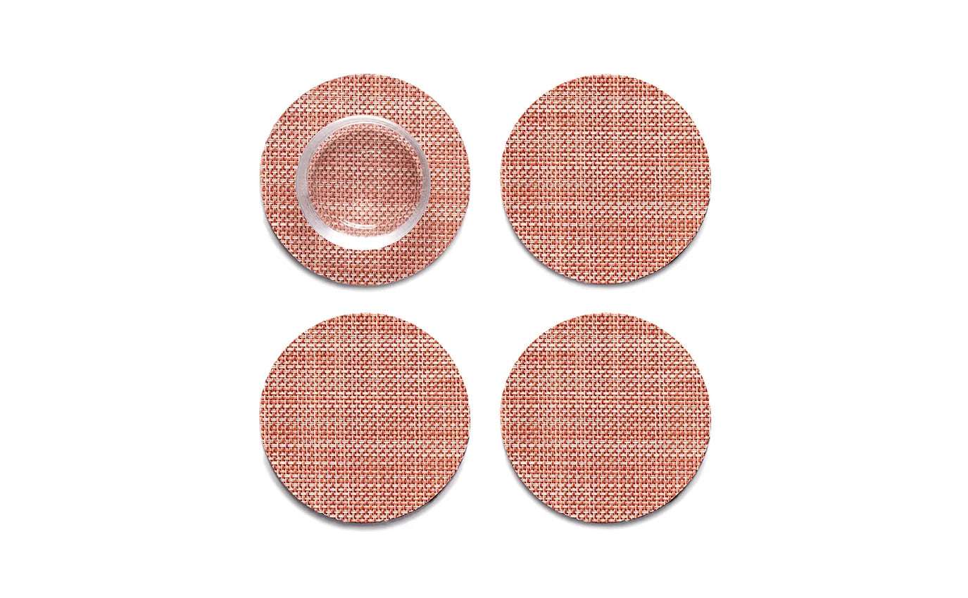 Chilewich Mini Basketweave Coasters - Pack of 4