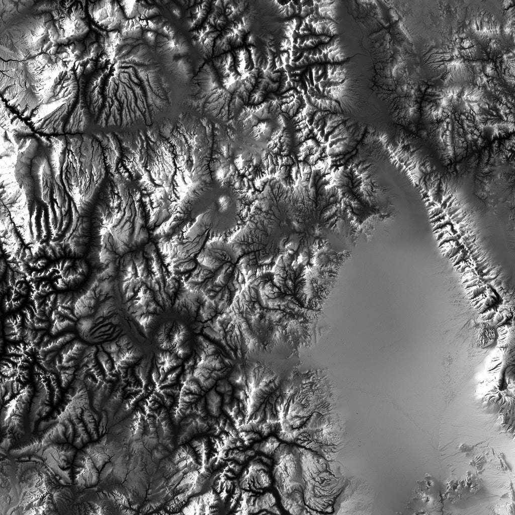 Colorado Elevation Map - No Frame