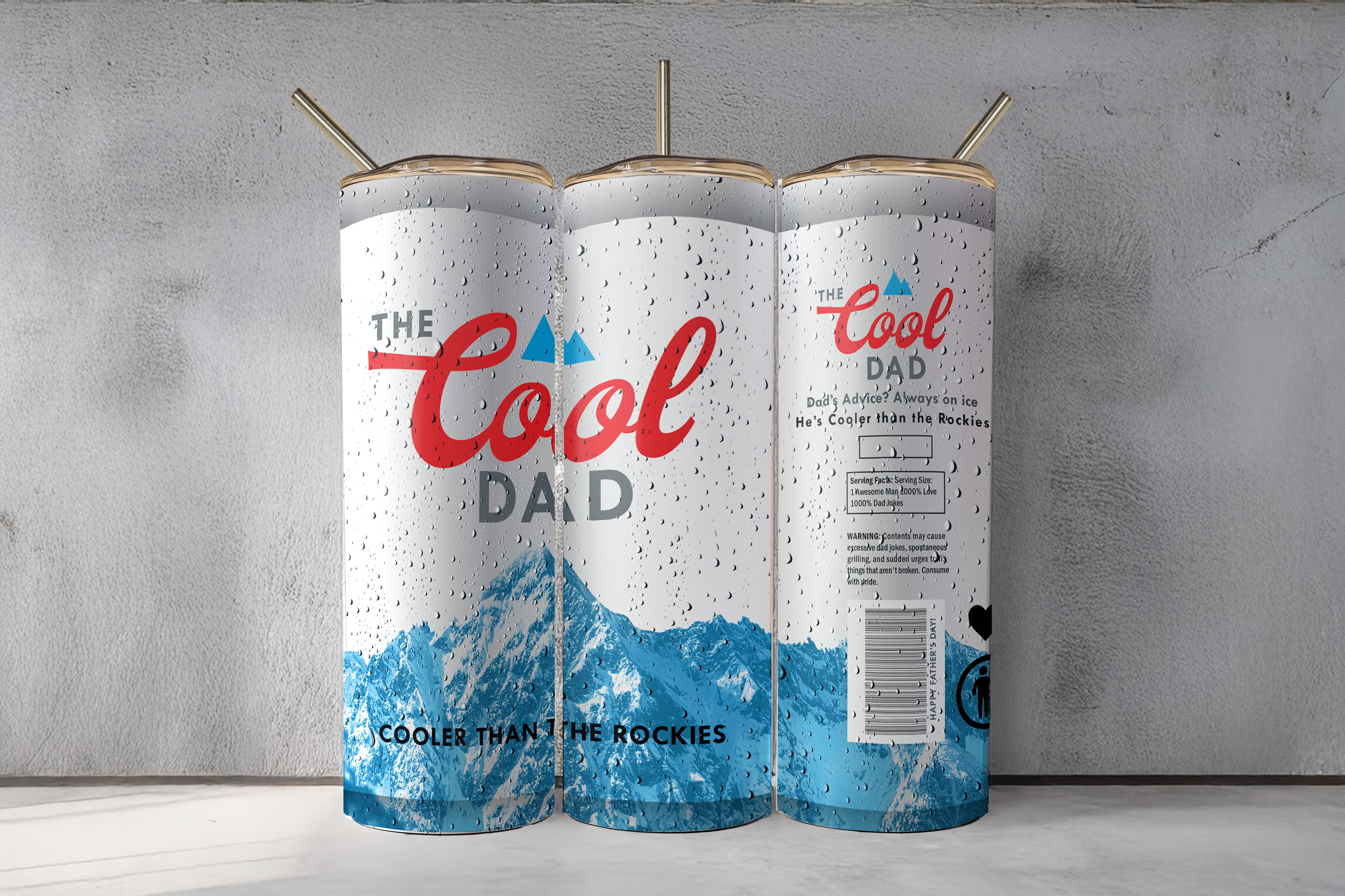 Assorted Ready to Press Sublimation Tumbler Prints (14 Pack) - Father's Day 2025