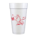 Crawfish and Beer Mudbug Crawdad Foam Cups- Boil