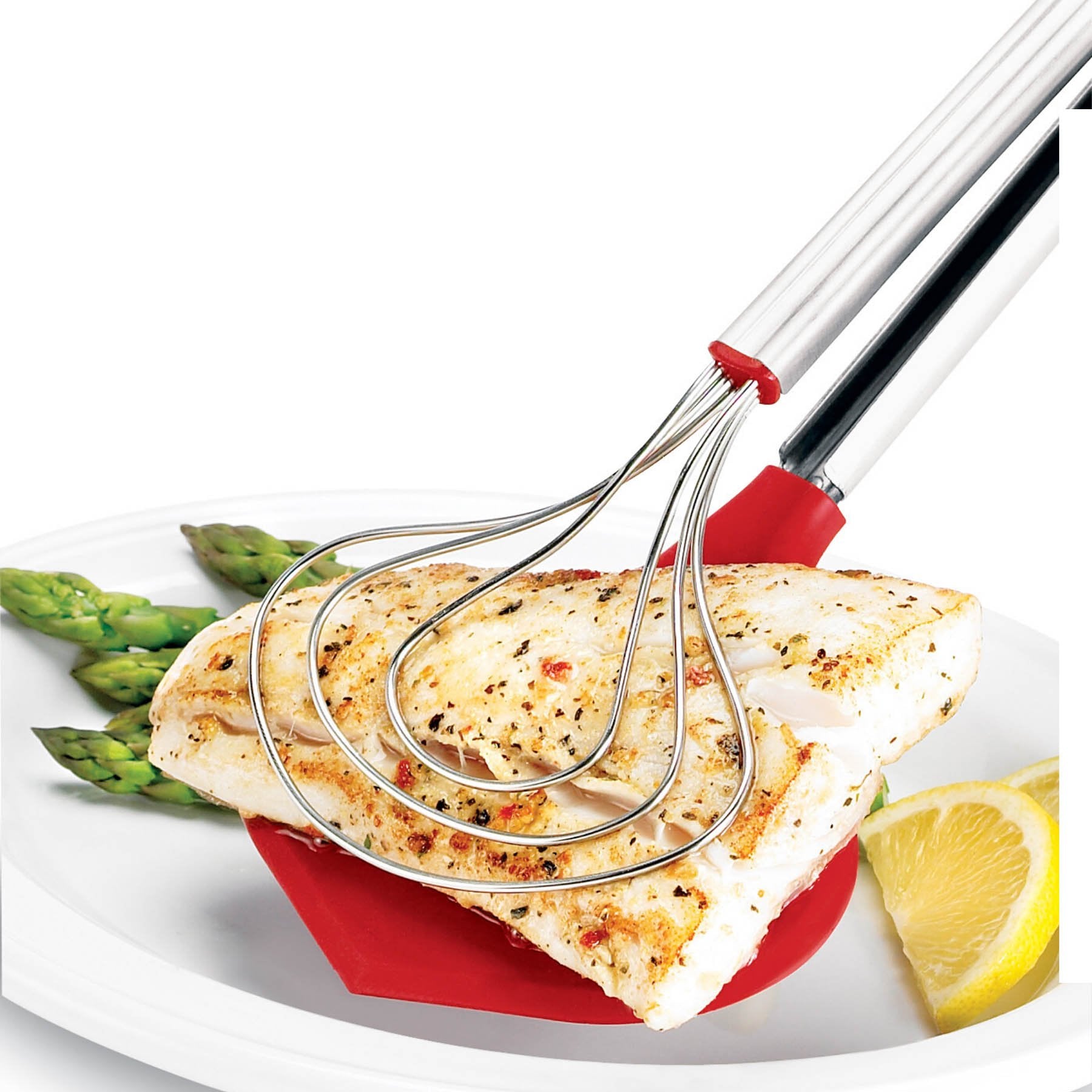 Cuisipro Red Silicone Fish Tongs