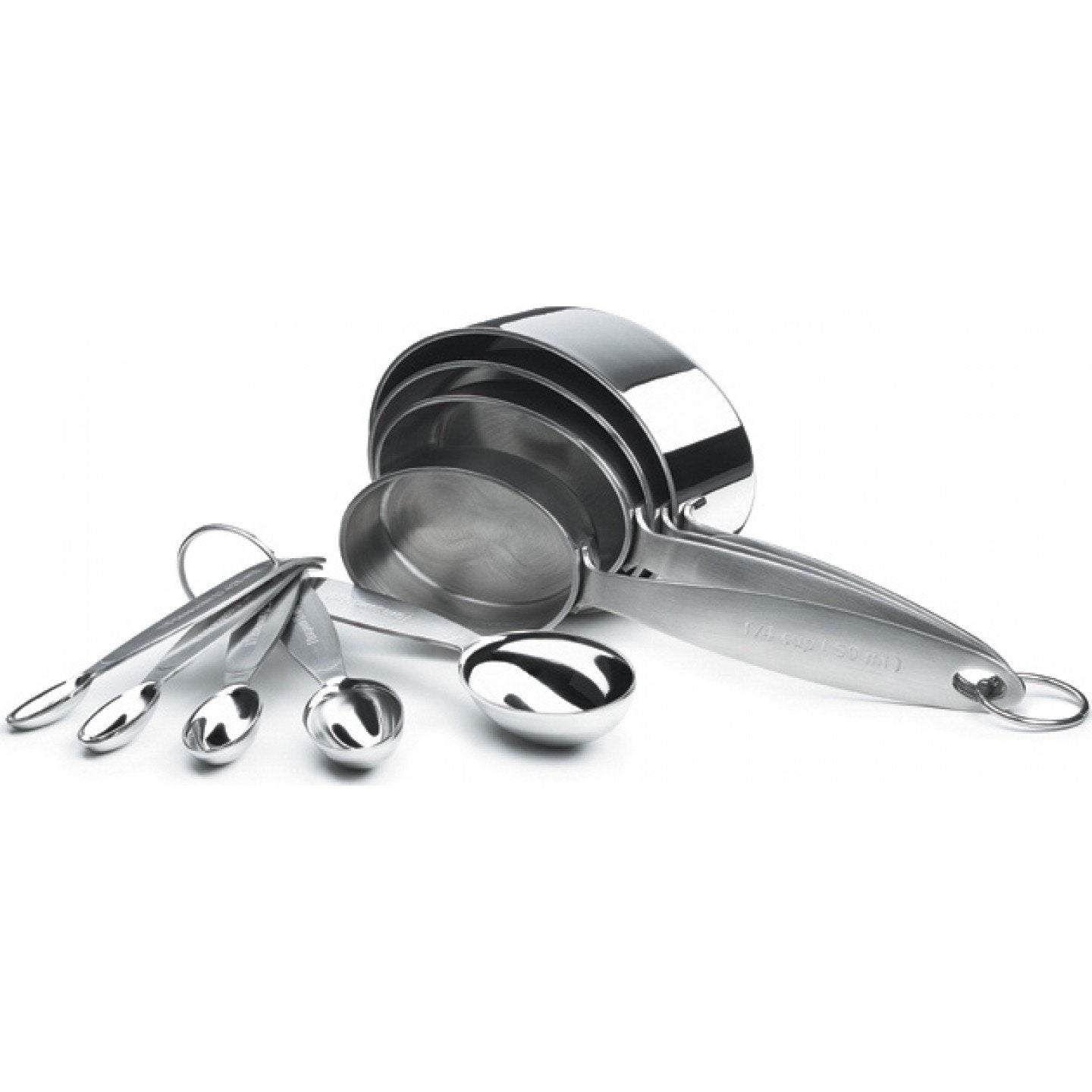 Cuisipro Stainless Steel Measuring Cups & Spoons Set
