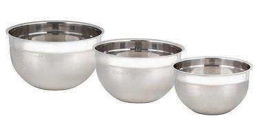 Cuisipro Stainless Steel Mixing Bowl - 3 Piece Set