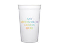 Custom 22oz Full Color Stadium Cups