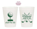 Custom 40th Golf Birthday Par-Tee Frosted Cups