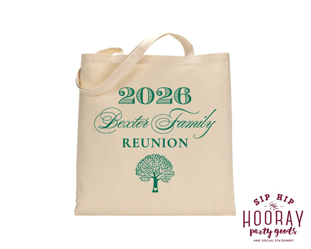 Custom Annual Family Reunion Tote Bag