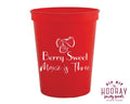 Custom Berry Sweet Birthday Stadium Cups