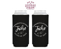 Custom Class Graduation Slim Foam Can Coolers