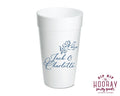 Custom Cupid Wedding Foam Cups