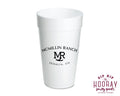 Custom Family Ranch Brand Logo Foam Cups