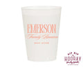 Custom Family Reunion Frosted Cups