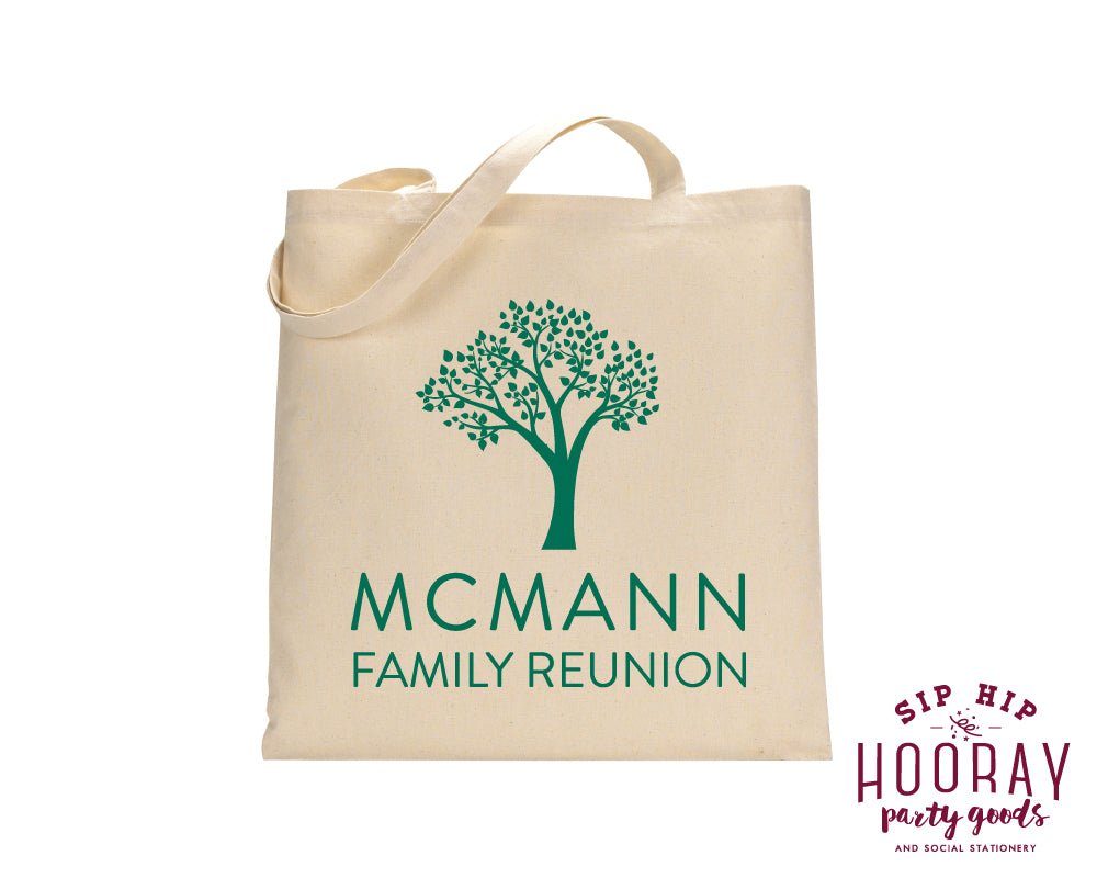 Custom Family Reunion Tree Tote Bag