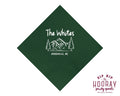 Custom Family Vacation Mountain Trip Napkins
