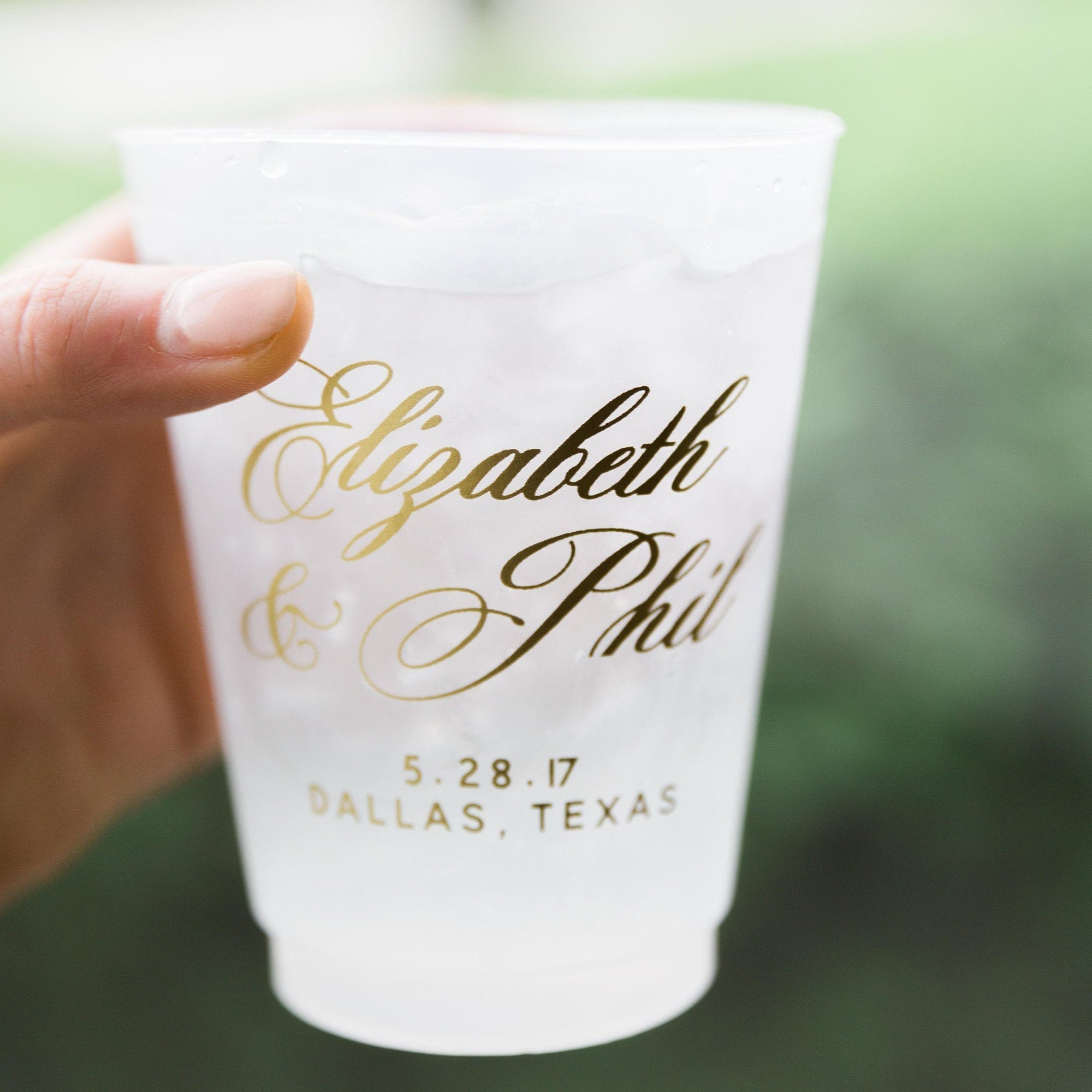 Custom Frosted Cups