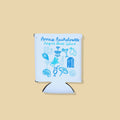 Custom Full Color Beach Bach Icons Can Coolers