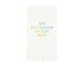 Custom Full Color Guest Towels
