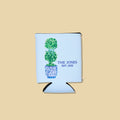 Custom Full Color Topiary Wedding Can Coolers