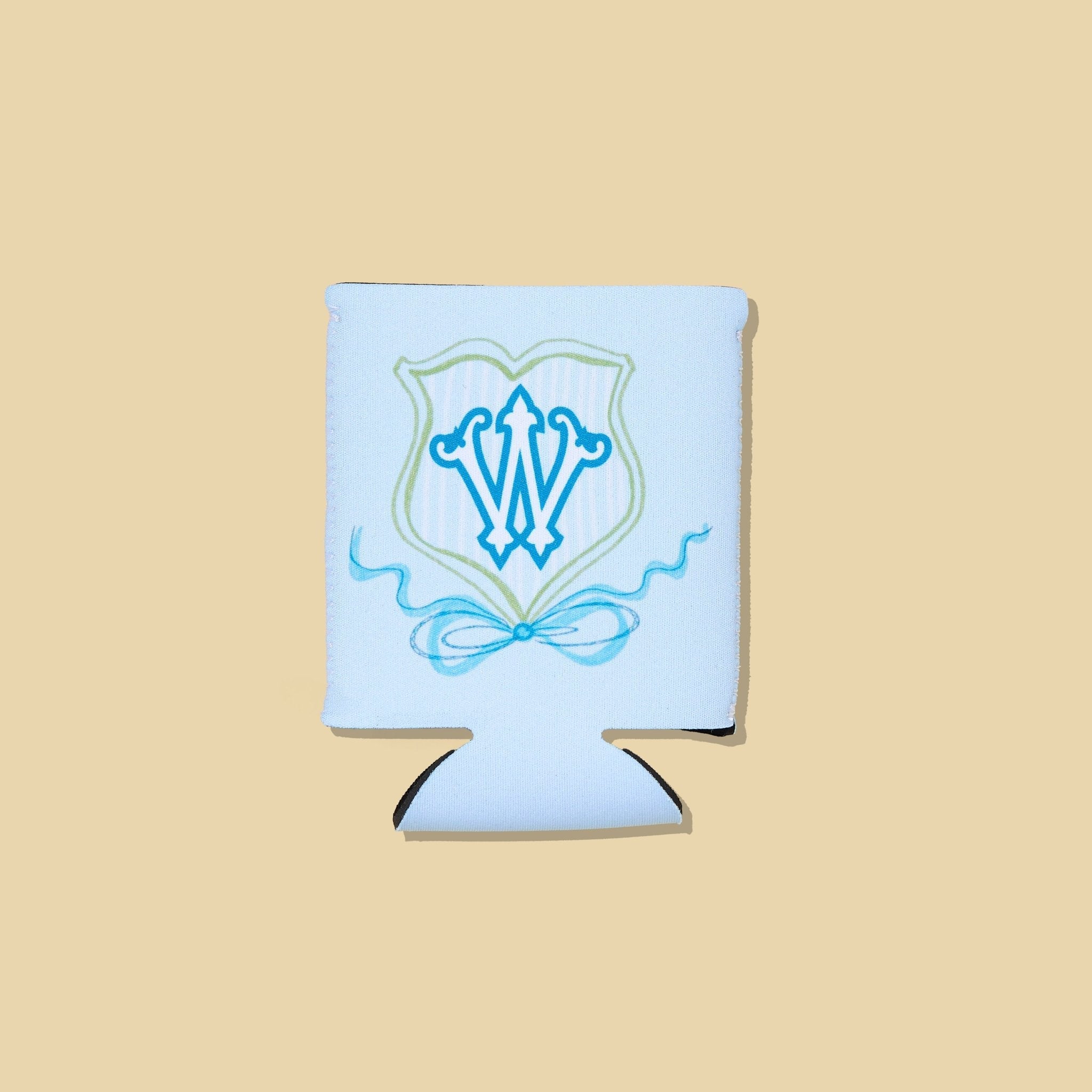 Custom Full Color Wedding Crest Can Coolers