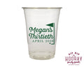 Custom Golf Birthday Party Soft Plastic Cups