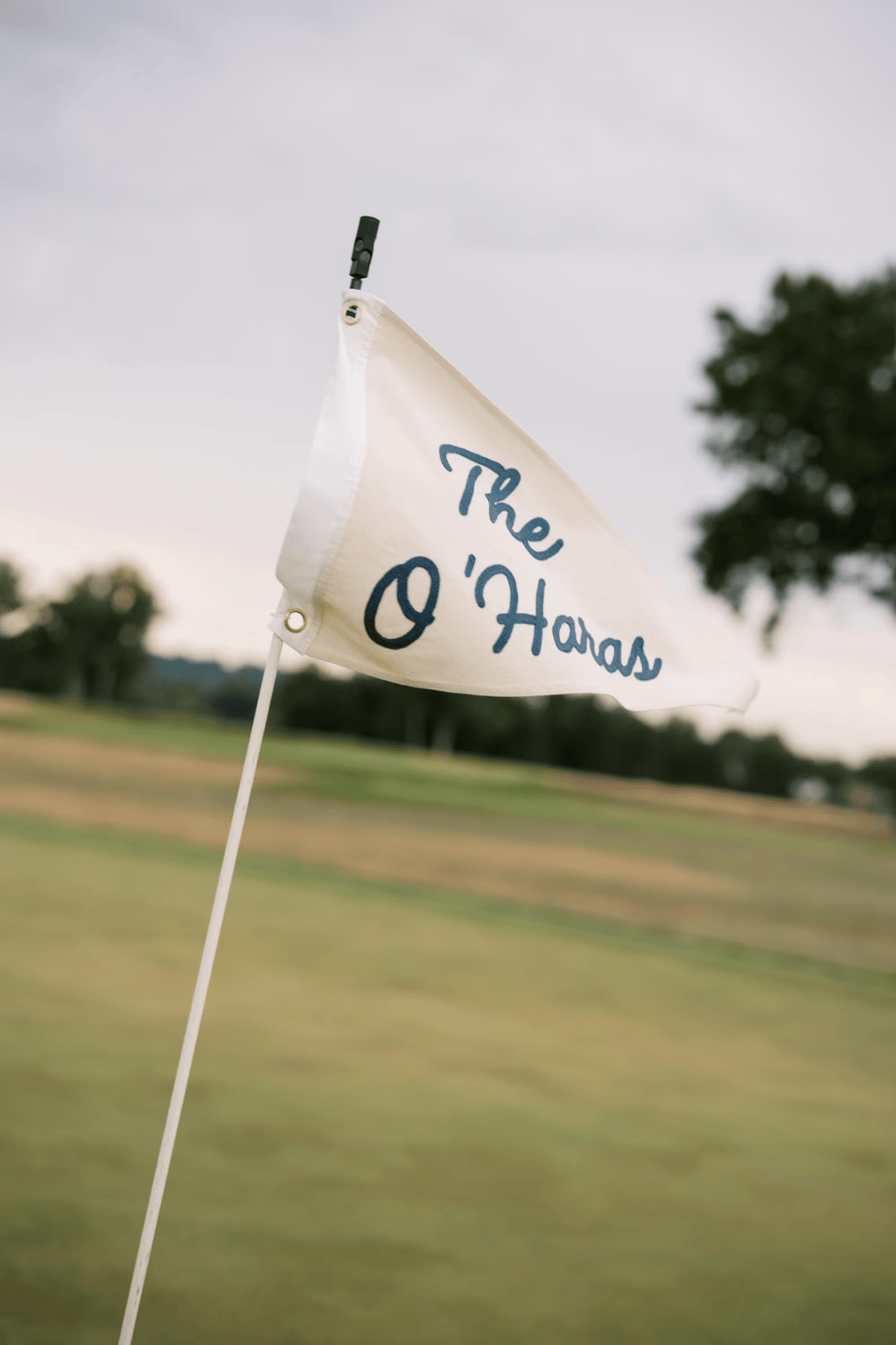 Custom Golf Pennant Wedding Flag
